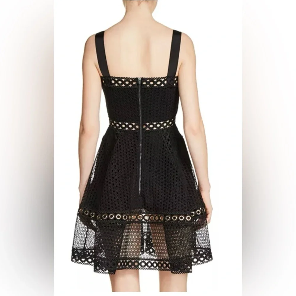 Maje Ravi Grommet-Detail Lace Dress - Picture 2 of 12